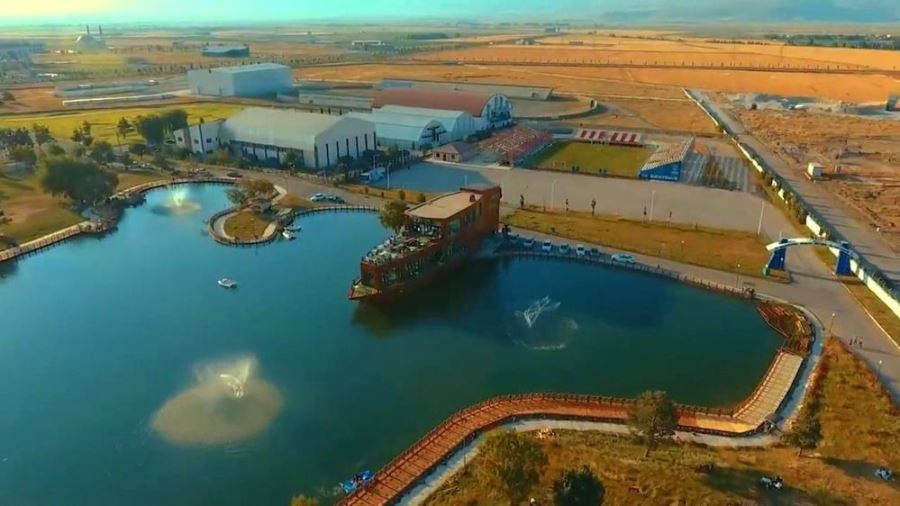 ‘Gemi Kafe’nin mest eden manzarası havadan görüntülendi