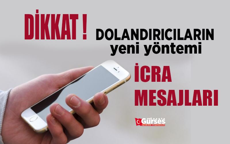 Dolandırıcıların yeni yöntemi: İcra mesajları