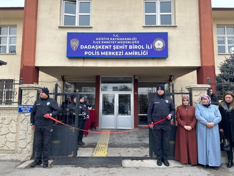 Şehidin ismi polis merkezine verildi, yakınları duygu dolu anlar yaşadı