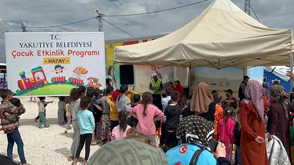 Yakutiye Belediyesi’nden Hatay’da 