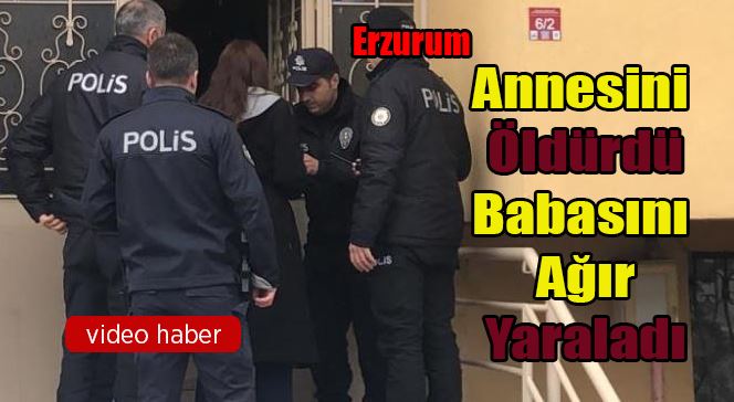 Anne ve babasına bıçakla saldırdı
