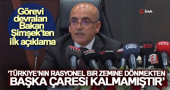 Bakan Şimşek: 