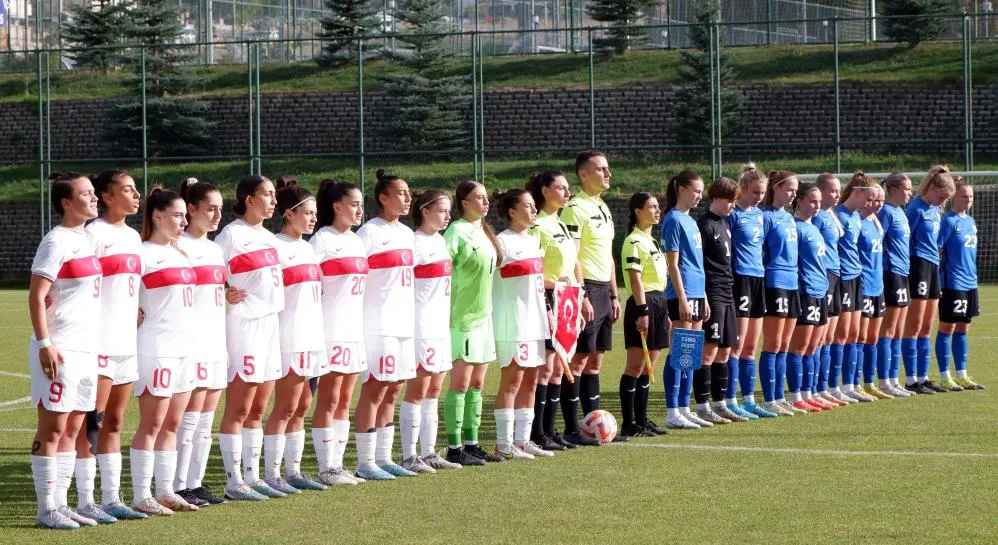 U19 Kadın Milli Futbol Takımı, Estonya’yı 3-2 yendi