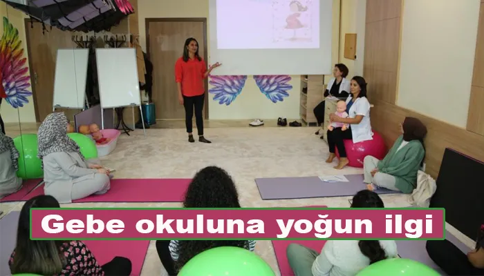 Gebe okuluna yoğun ilgi