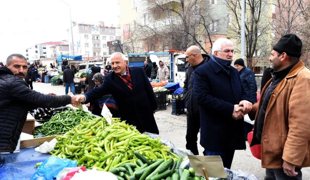 Öz ve Tavlaş’tan esnafa ziyaret