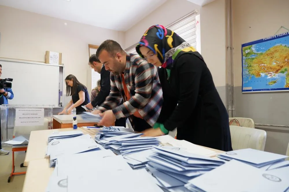 Erzurum’da oy sayım işlemi başladı