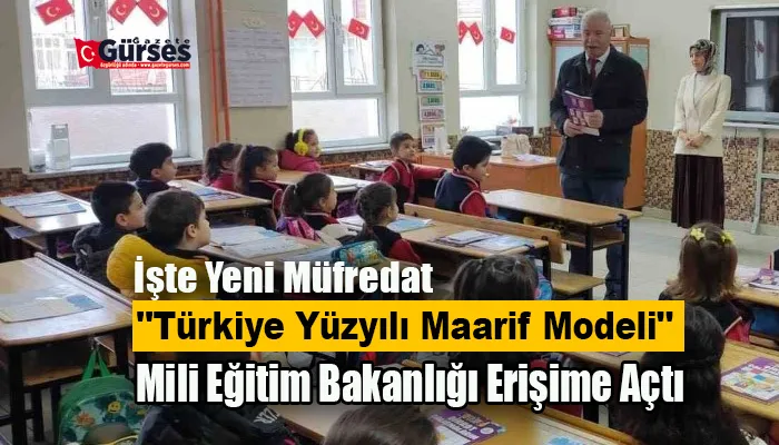 Yeni müfredat taslağı hazırlandı