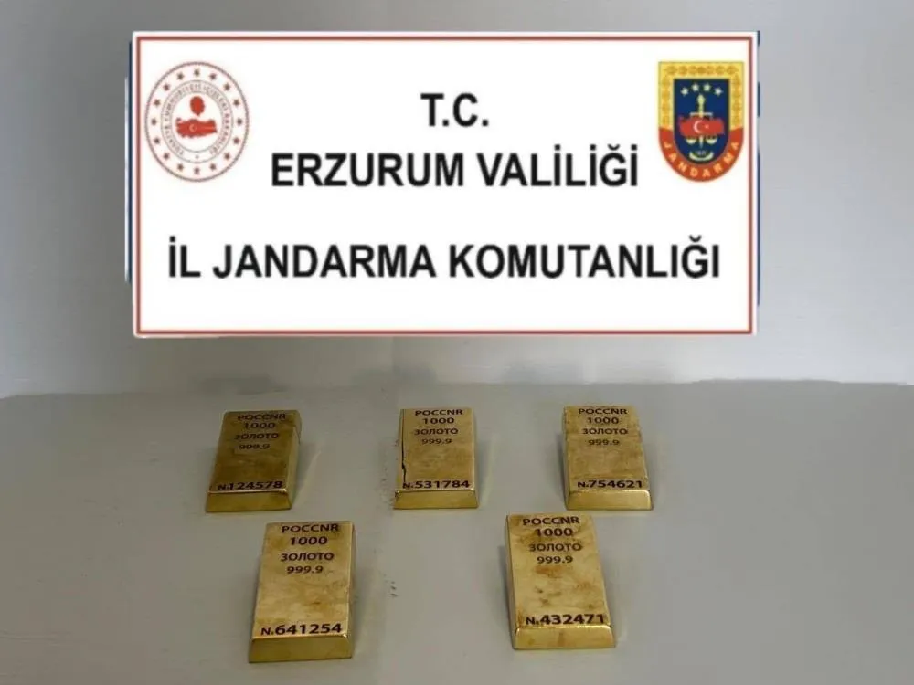 Horasan’da altın operasyonu