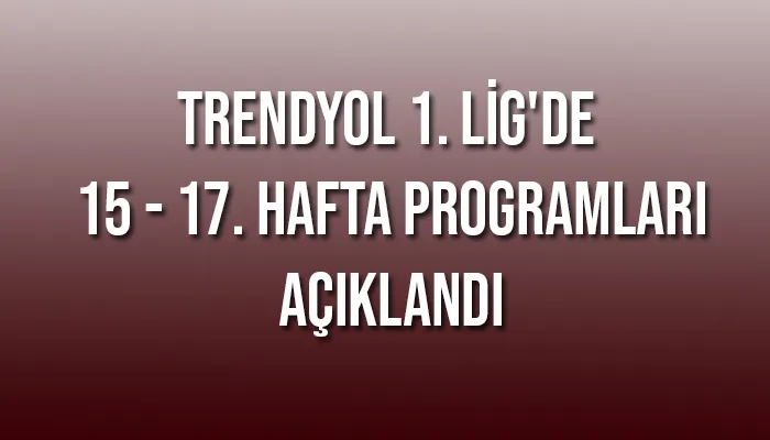 Trendyol 1. Lig