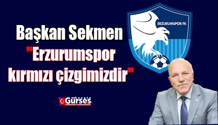 Başkan Sekmen; 