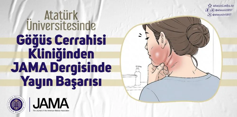 Atatürk Üniversitesi Göğüs Cerrahisi Kliniğinden Jama dergisinde yayın başarısı