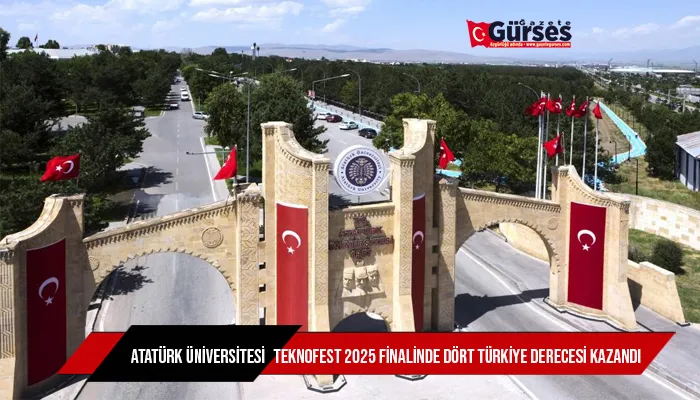 Atatürk Üniversitesi Teknofest 2025 finalinde dört Türkiye derecesi kazandı