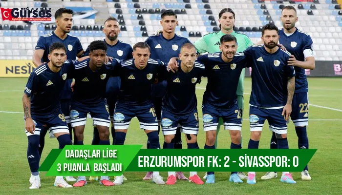 Trendyol 1. Lig: Erzurumspor FK: 2 - Sivasspor: 0