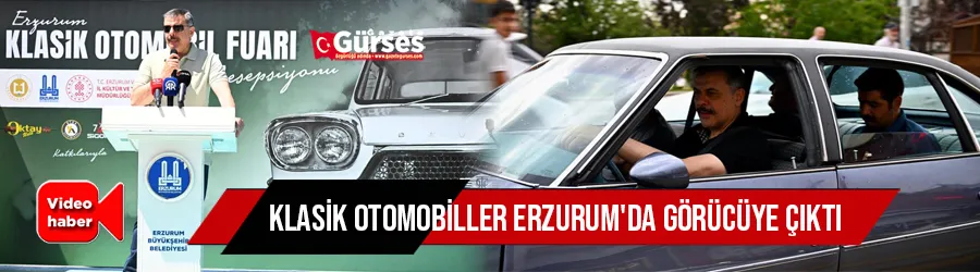 Klasik otomobiller Erzurum