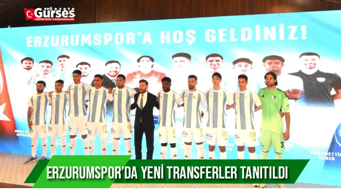 Erzurumspor’da yeni transferler tanıtıldı