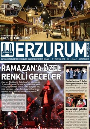 ERZURUM BÜYÜKSEHIR’IN YENI YAYIN ORGANI ÇIKTI