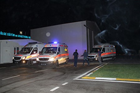 AGRI’DA YARALANAN 8 ASKER, ERZURUM’A HELIKOPTERLE GETIRILDI