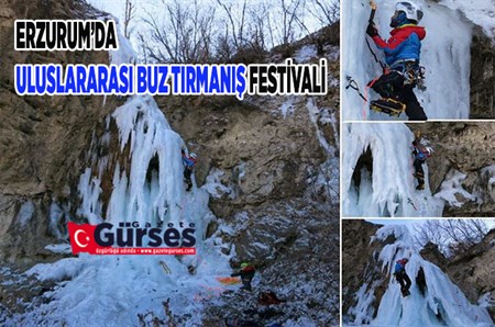 ERZURUM’DA ULUSLARARASI BUZ TIRMANIS FESTIVALI