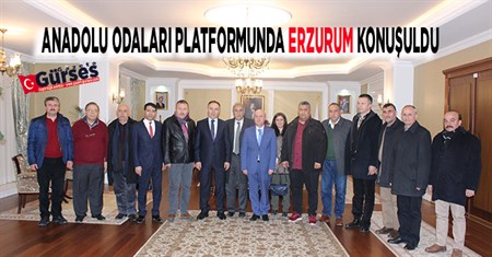 ANADOLU ODALARI PLATFORMUNDA ERZURUM KONUSULDU