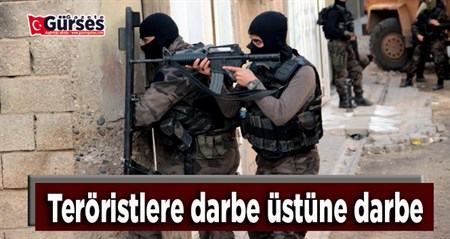 Teröristlere darbe üstüne darbe