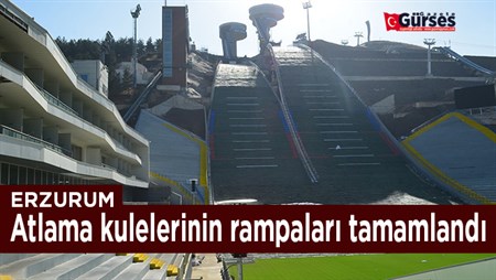 Atlama kulelerinin rampalari tamamlandi