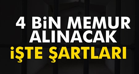 4 bin infaz koruma memuru alinacak