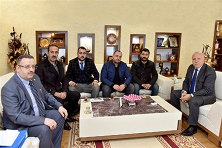 15 Temmuz gazilerinden Baskan Sekmen’e ziyaret