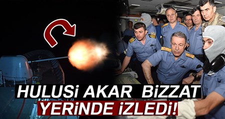 Genelkurmay Baskani Orgeneral Akar, “Denizkurdu 2017” tatbikatini yerinde izledi