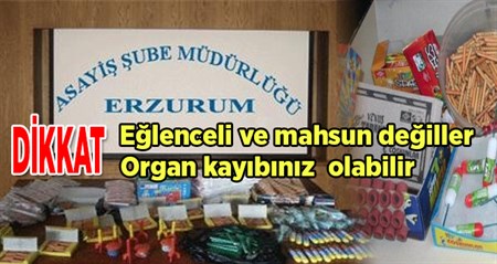 Erzurum’da piroteknik patlayici madde saticilarina operasyon