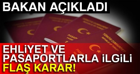 Pasaport ve ehliyet artik nüfus müdürlüklerinden alinacak