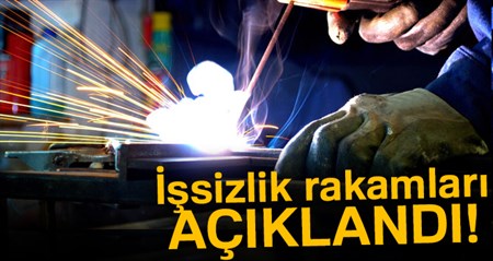Issizlik rakamlari açiklandi!