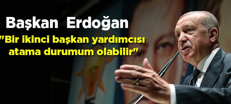 Ikinci bir baskan yardimcisi atayabilirim