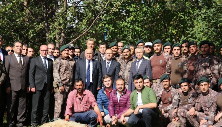 Emniyetten sehit ve gaziler anisina hayir kurbani