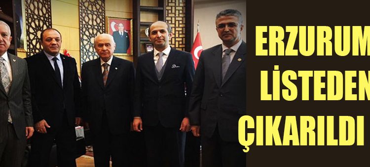 Erzurum Listeden Çikarildi!