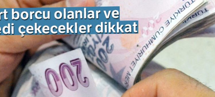 Kart borcu için alinan tüketici kredisinde vade uzatildi