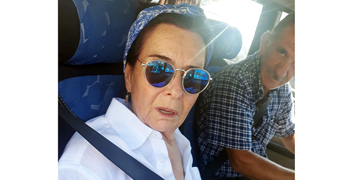 Zatürre olan Fatma Girik hastaneye kaldirildi