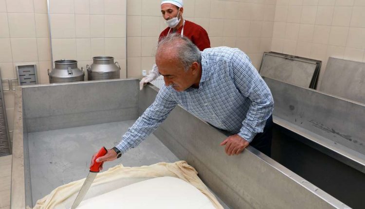 Süt Fabrikasinin yenilenme islemi tamamlandi