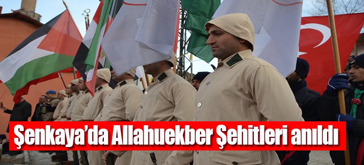 Senkaya’da Allahuekber Sehitleri anildi