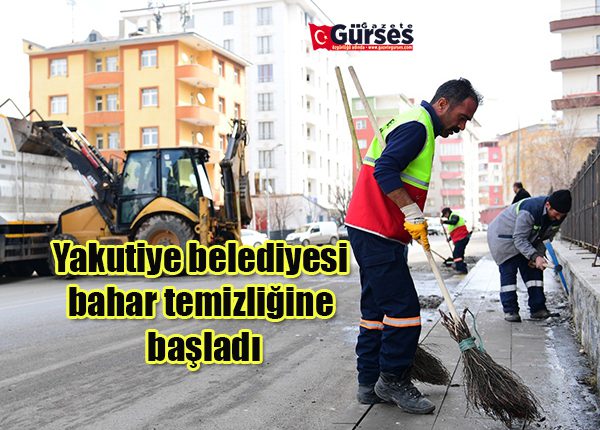Yakutiye belediyesi bahar temizligine basladi