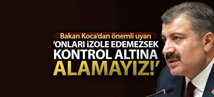 Bakan Koca il saglik müdürleriyle görüstü