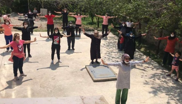 Erzurum’da ‘kadina spor’ yogun ilgi gördü