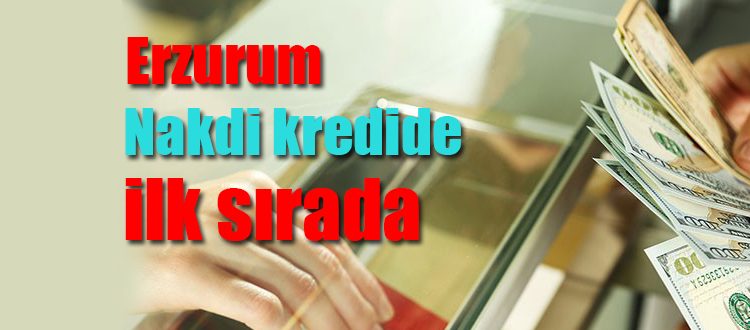 Erzurum Nakdi kredide ilk sirada