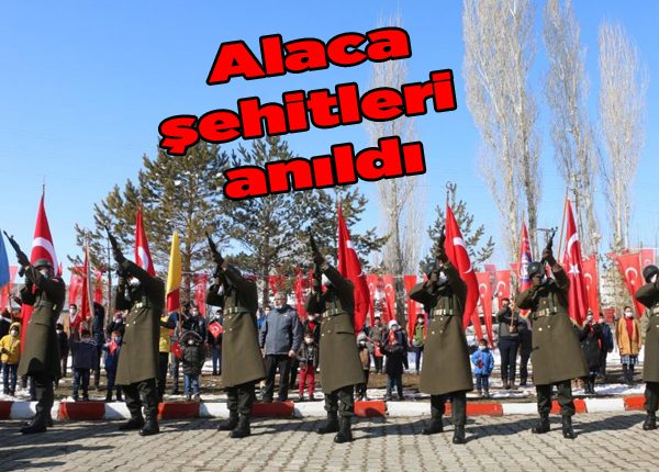 Alaca sehitleri anildi