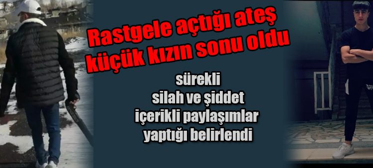 Rastgele açtigi ates küçük kizin sonu oldu