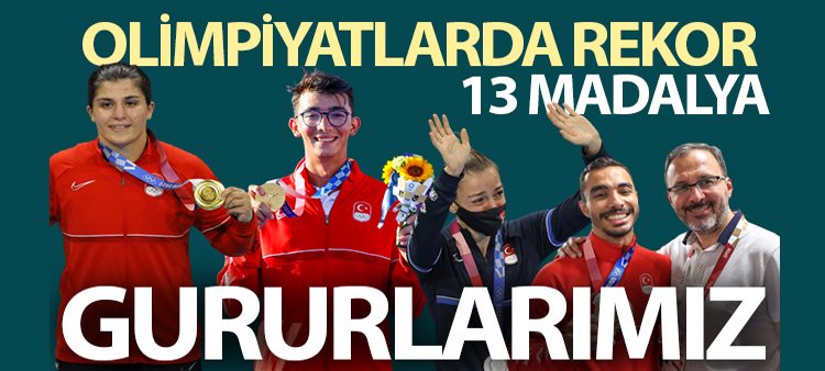 Olimpiyatlarda rekor geldi: 13 madalya