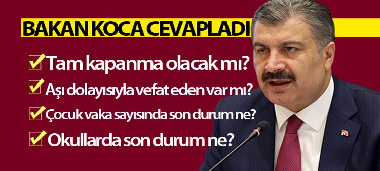 Bakan Koca: ‘Vakalarin 4’te biri 0-17 yas grubunda’